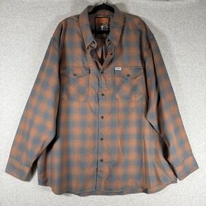 Dixxon Flannel Co Abilene Snap Button Long Sleeve Flannel Shirt Size 4X